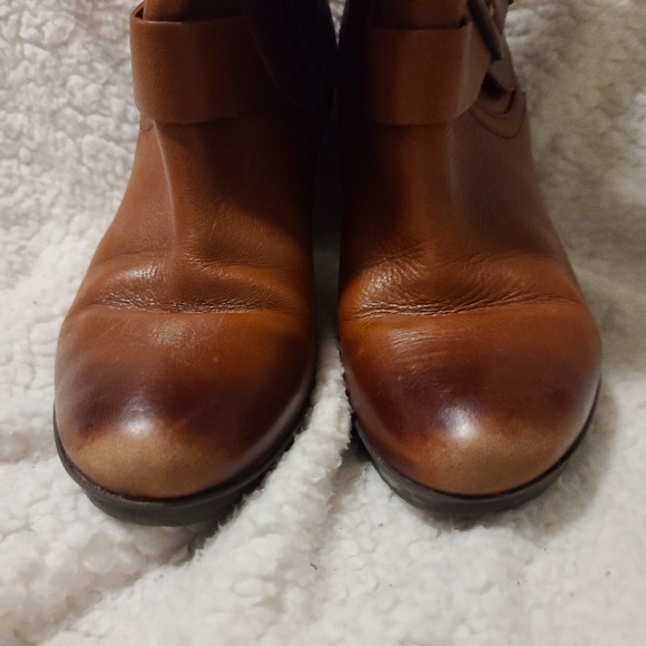 Clarks Brown Leather Dress Boots - Picture 7 of 10